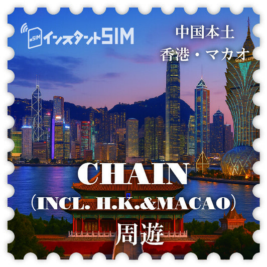 中国本土/香港/マカオeSIM images